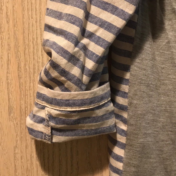 Stitch Fix Skies Are Blue Striped Button Blouse - Picture 3 of 7